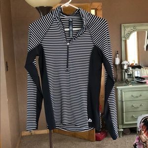 3/4 zip long sleeve active wear shirt